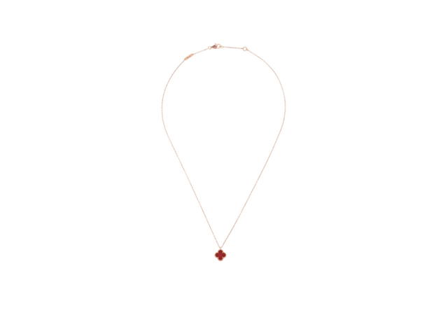 Van Cleef & Arpels Van Cleef & Arpels Sweet Alhambra Pendant Carnelian - view 2