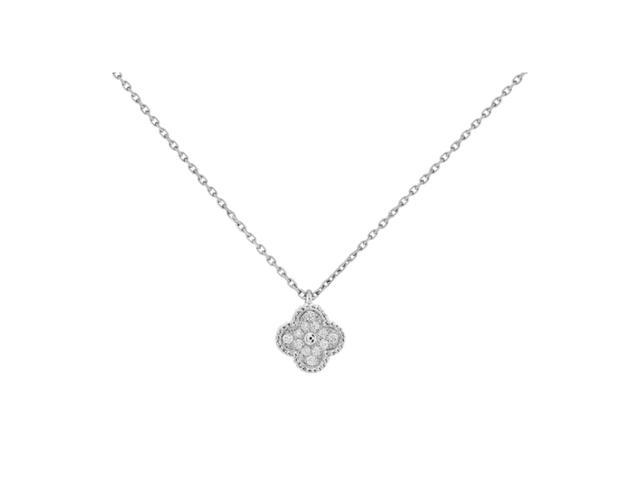 Van Cleef & Arpels Van Cleef & Arpels Sweet Alhambra Pendant White Gold Diamond - view 1