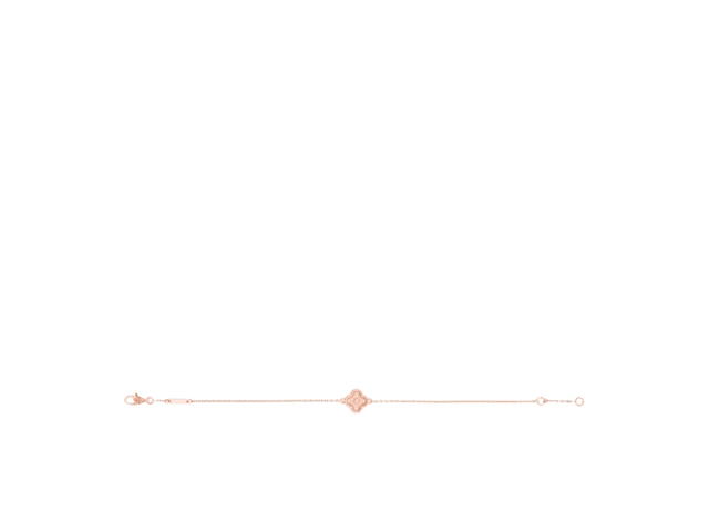 Van Cleef & Arpels Van Cleef & Arpels Sweet Alhambra Bracelet Rose Gold - view 2