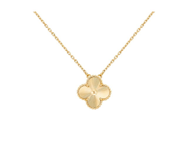 Van Cleef & Arpels Van Cleef & Arpels Vintage Alhambra Pendant Yellow Gold - view 1