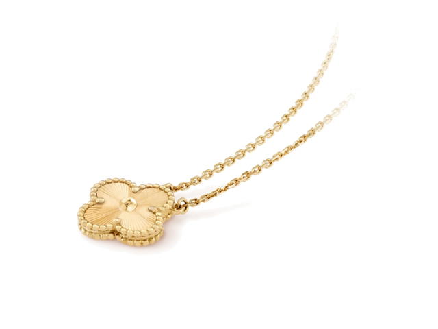 Van Cleef & Arpels Van Cleef & Arpels Vintage Alhambra Pendant Yellow Gold - view 3