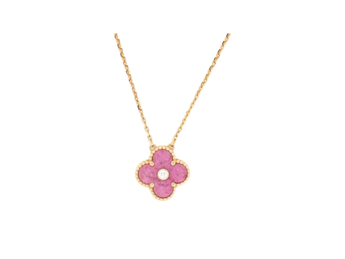 Van Cleef & Arpels Van Cleef & Arpels Vintage Alhambra Holiday Pendant Rose Gold
