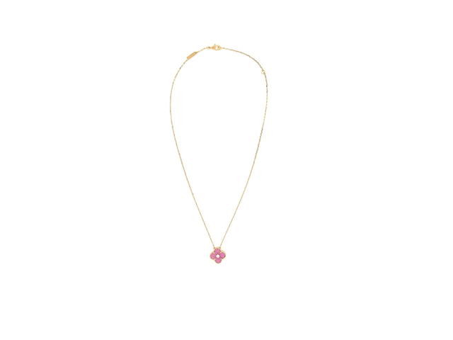 Van Cleef & Arpels Van Cleef & Arpels Vintage Alhambra Holiday Pendant Rose Gold - view 2