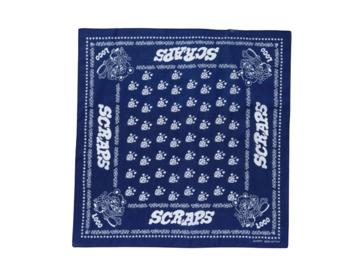 Verdy Verdy x Loco Scraps Bandana Blue