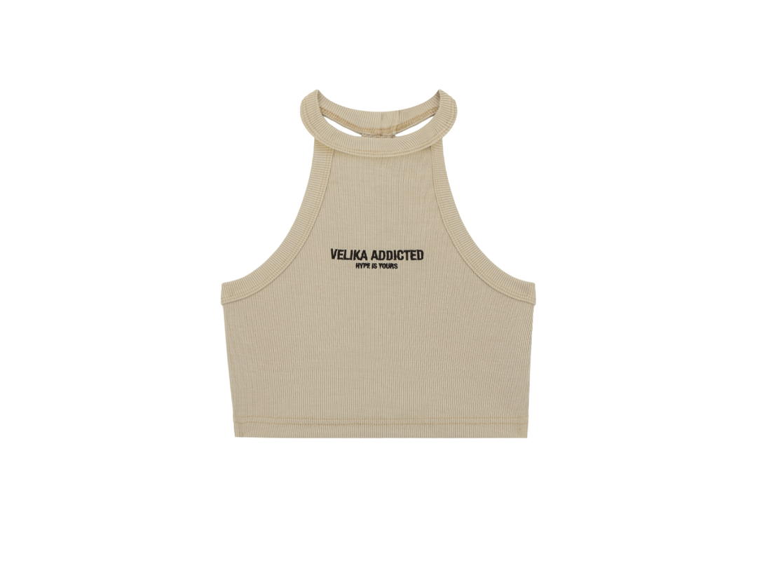 Velika Velika Chapel Tank Top Beige