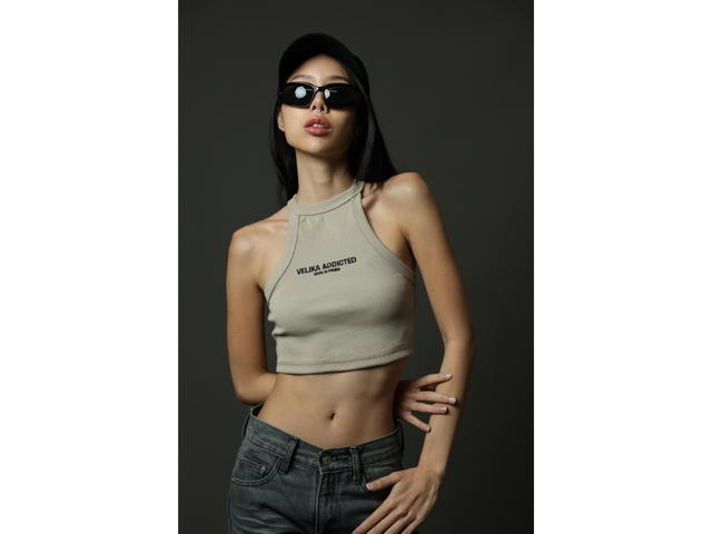 Velika Velika Chapel Tank Top Beige - view 7