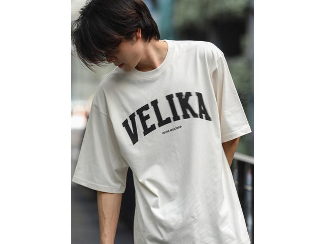 Velika Velika FADE Oversize T-Shirt Off White - view 3