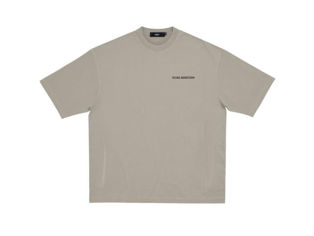 Velika Velika Logo Oversize T-Shirt Taupe - view 1