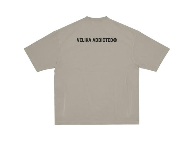 Velika Velika Logo Oversize T-Shirt Taupe - view 2
