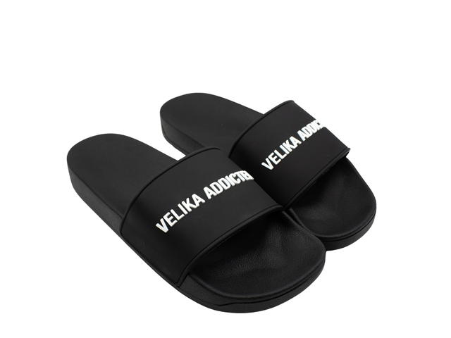 Velika Velika Logo Slide Sandal Black - view 3