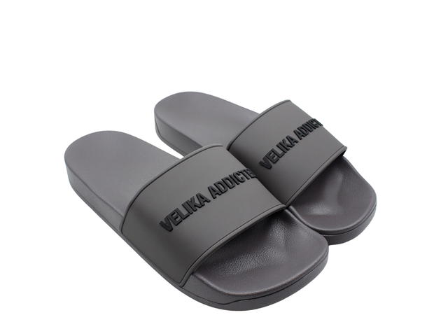 Velika Velika Logo Slide Sandal Dark Grey - view 3
