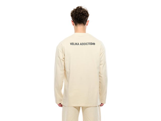 Velika Velika Long Sleeve T-Shirt Ivory - view 4
