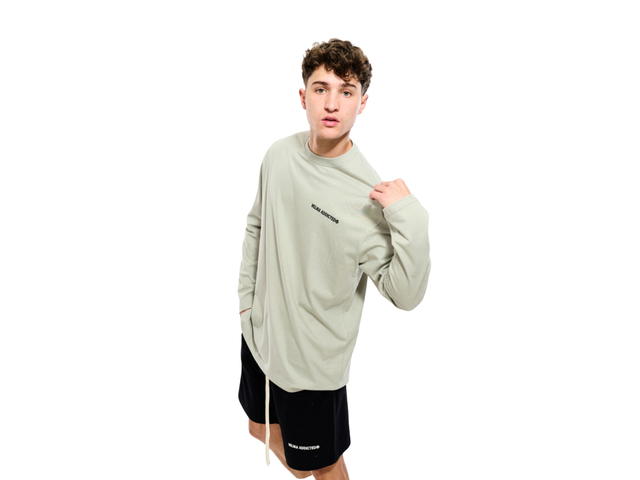 Velika Velika Long Sleeve T-Shirt Jetgrey - view 5
