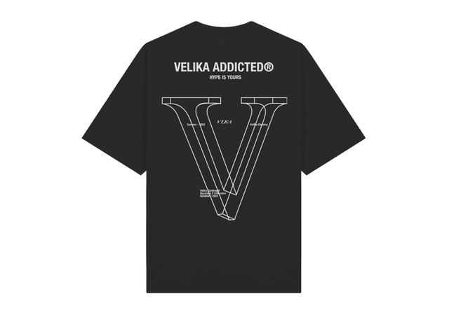 Velika Velika Signature V 2024 Oversize T-Shirt [Black] - view 2
