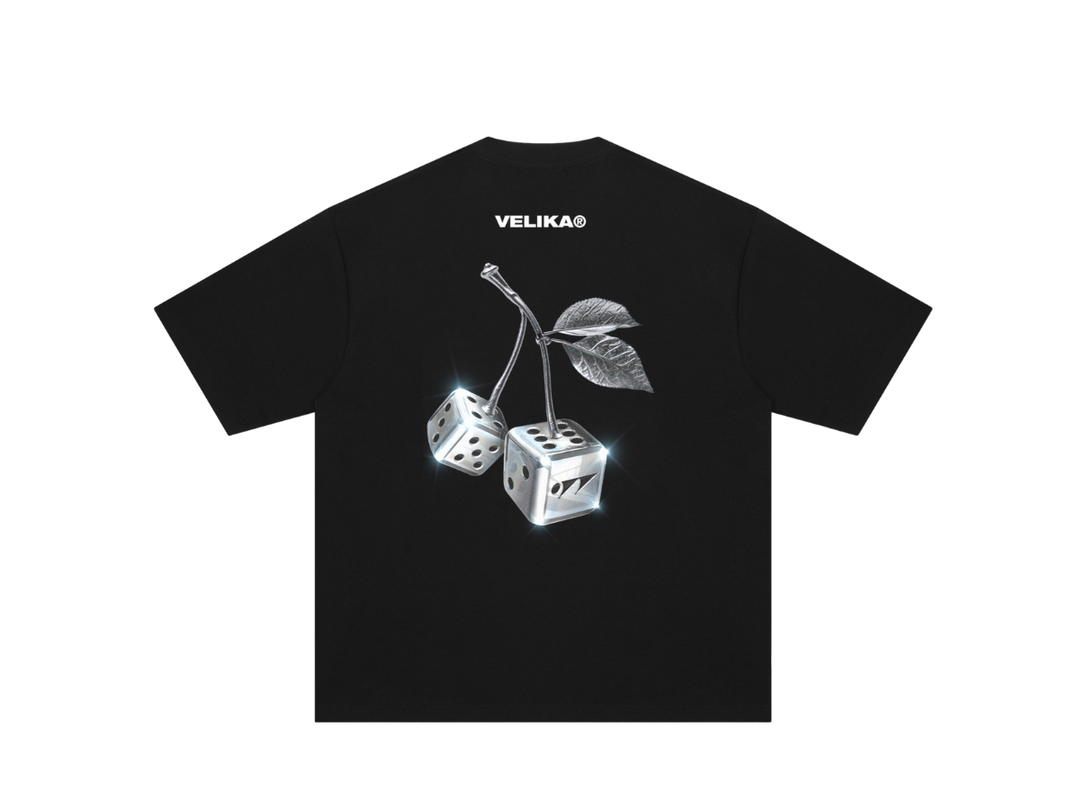 Velika Velika | "Dice" Oversize T-Shirt [Black]