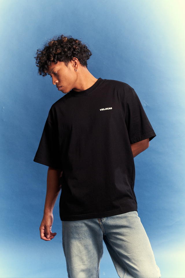 Velika Velika | "Dice" Oversize T-Shirt [Black] - view 3