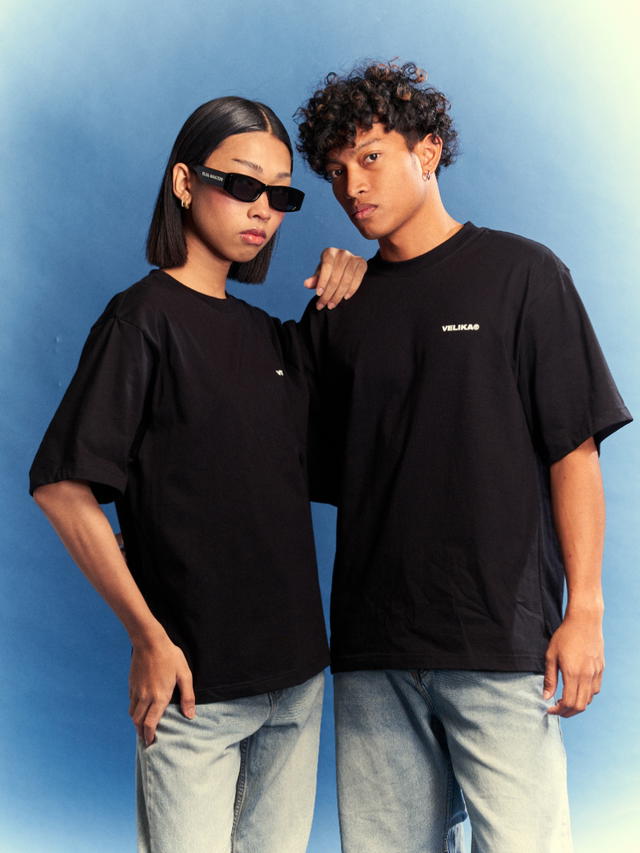 Velika Velika | "Dice" Oversize T-Shirt [Black] - view 5