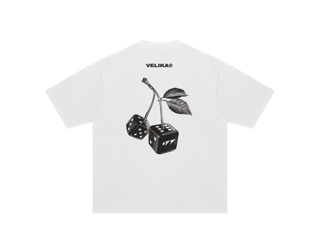 Velika Velika | "Dice" Oversize T-Shirt [White] - view 1