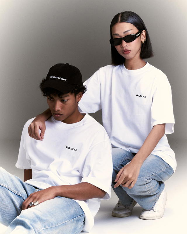 Velika Velika | "Dice" Oversize T-Shirt [White] - view 7