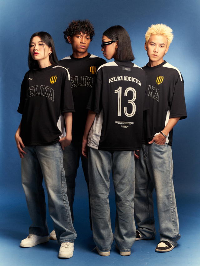 Velika Velika | "Football Jersey 13th" Oversize T-Shirt - view 7