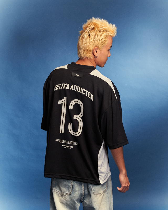 Velika Velika | "Football Jersey 13th" Oversize T-Shirt - view 8