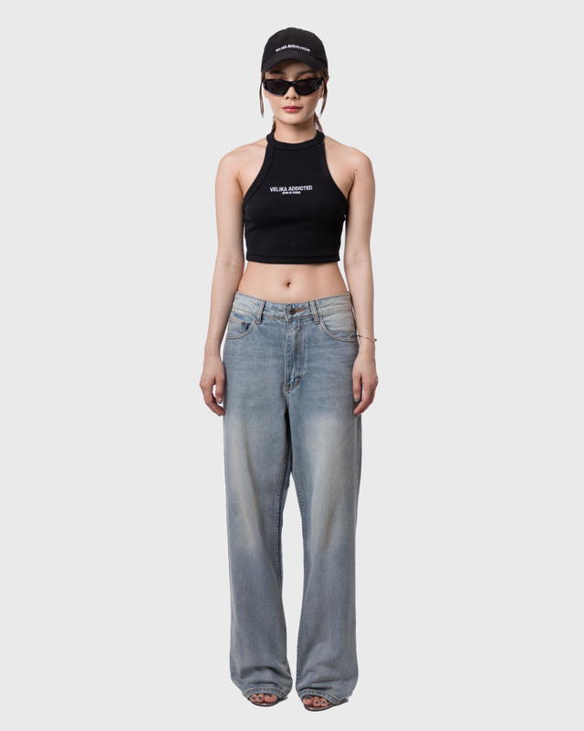 Velika Velika | "Logo" Baggy Jeans - view 3
