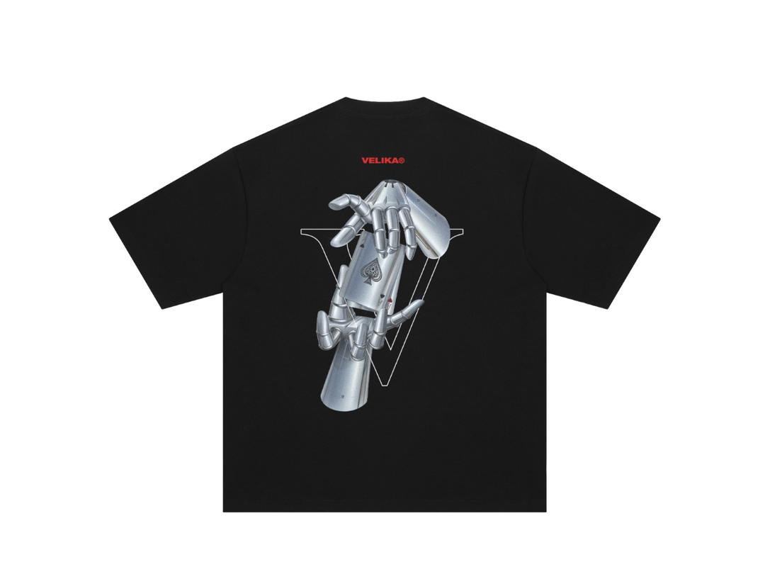 Velika Velika | "Pocket A" Oversize T-Shirt [Black]