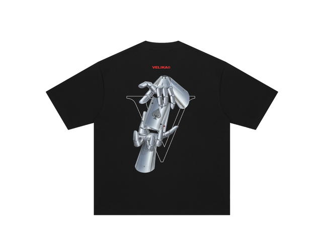 Velika Velika | "Pocket A" Oversize T-Shirt [Black] - view 1