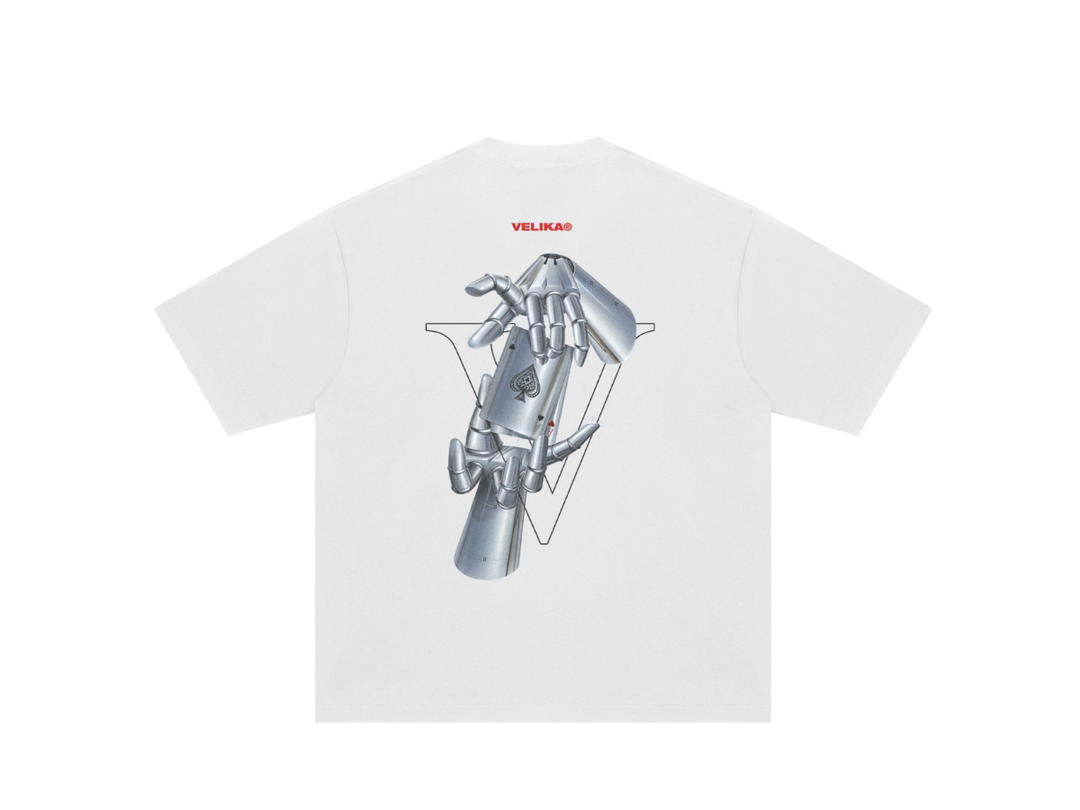 Velika Velika | "Pocket A" Oversize T-Shirt [White]