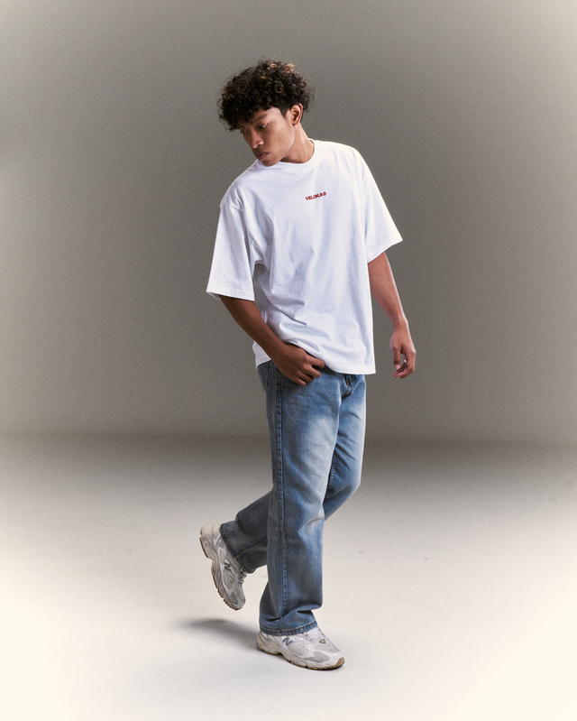 Velika Velika | "Pocket A" Oversize T-Shirt [White] - view 6