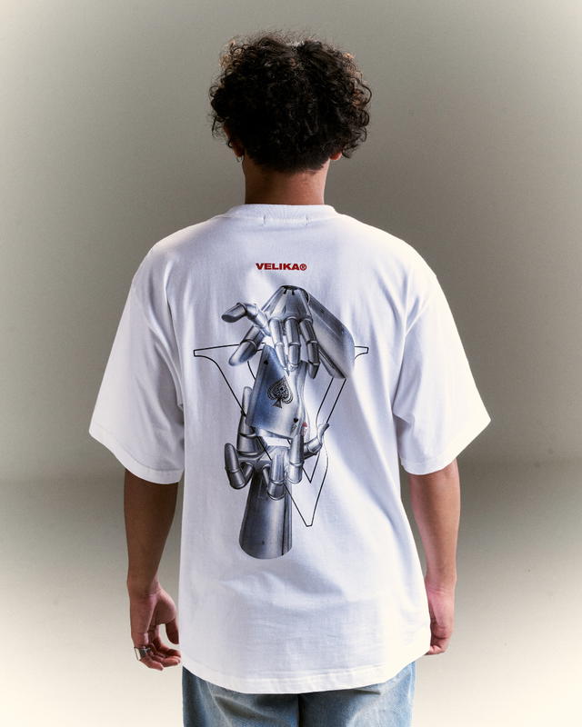Velika Velika | "Pocket A" Oversize T-Shirt [White] - view 7