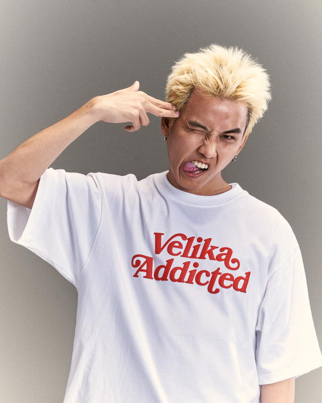 Velika Velika | "Swash" Oversize T-Shirt [White] - view 3