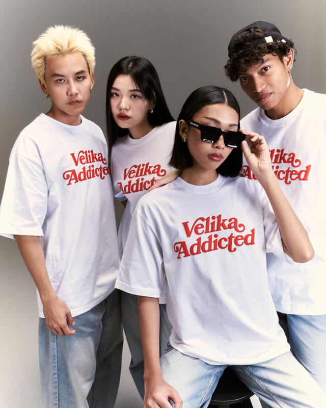 Velika Velika | "Swash" Oversize T-Shirt [White] - view 6