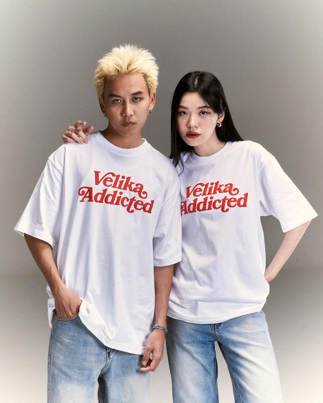 Velika Velika | "Swash" Oversize T-Shirt [White] - view 7