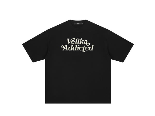 Velika Velika™ | "Swash" Oversize T-Shirt [Black] - view 1