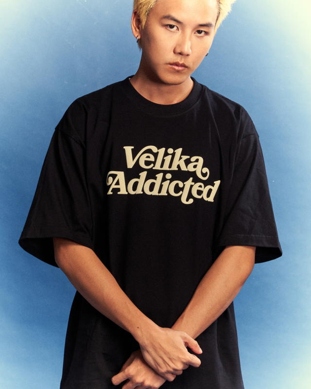 Velika Velika™ | "Swash" Oversize T-Shirt [Black] - view 3