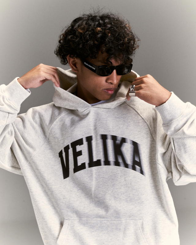 Velika Velika™ | FADE Light Grey Hoodie  - view 4