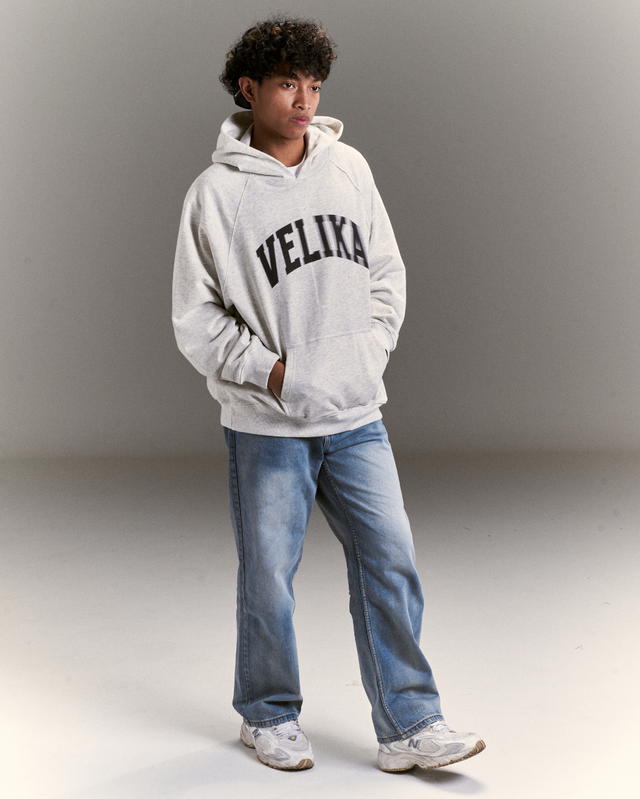 Velika Velika™ | FADE Light Grey Hoodie  - view 6