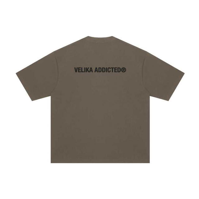 Velika Velika Logo T-Shirt [ArmyBrown] - view 2