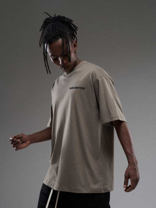 Velika Velika Logo T-Shirt [ArmyBrown] - view 5