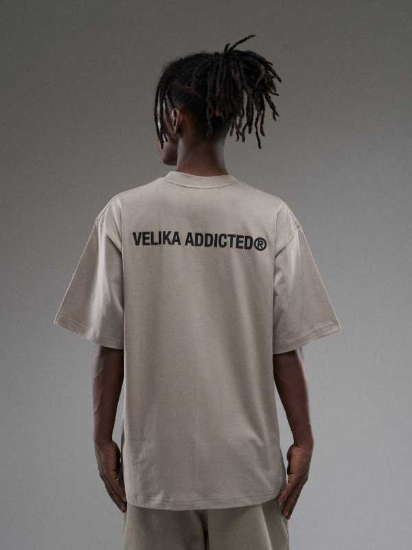 Velika Velika Logo T-Shirt [Sand] - view 5
