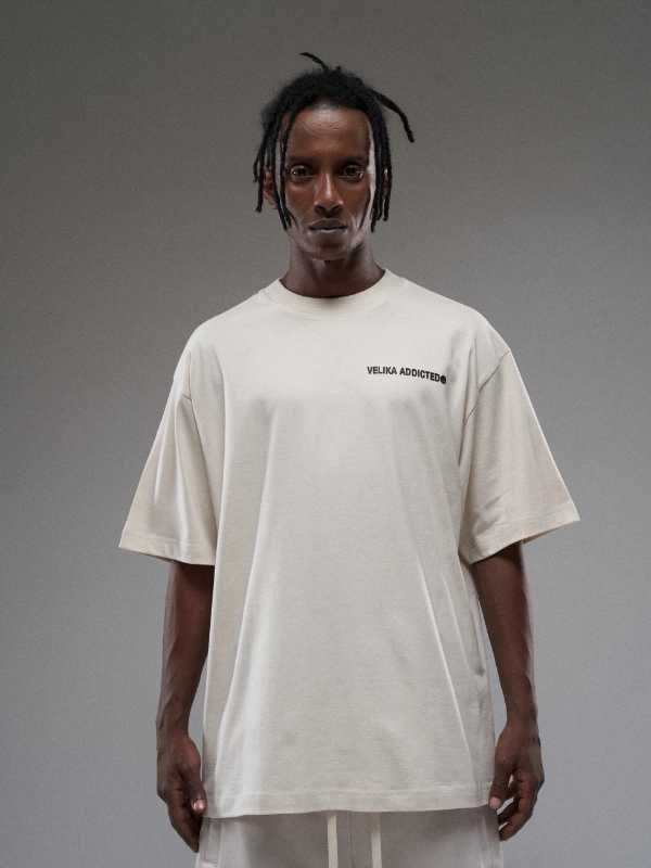 Velika Velika Logo T-Shirt Bone - view 4