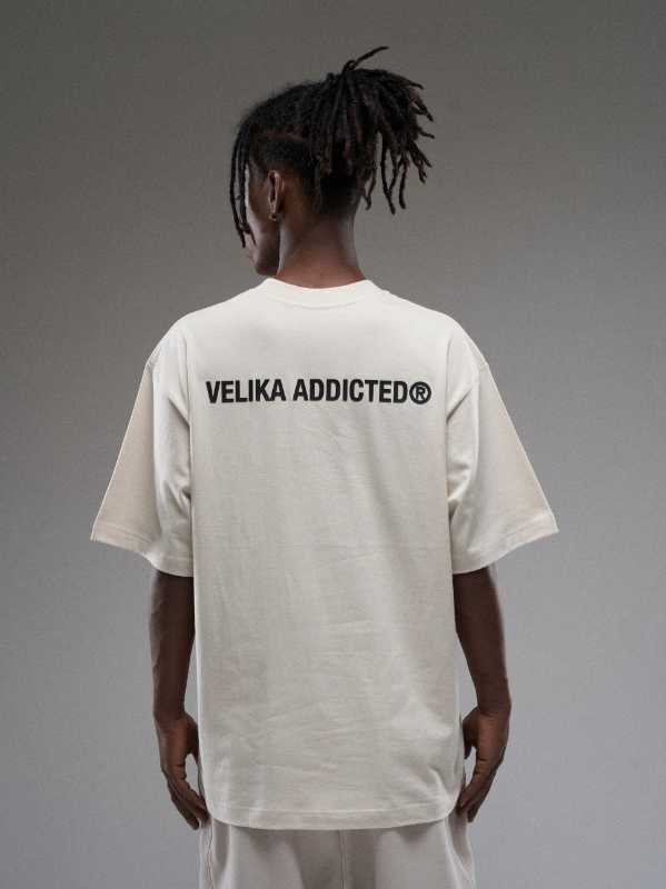 Velika Velika Logo T-Shirt Bone - view 6