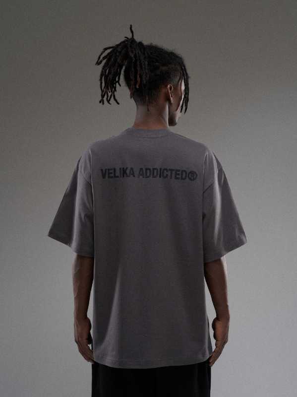 Velika Velika Logo T-Shirt ChacoalGrey - view 6