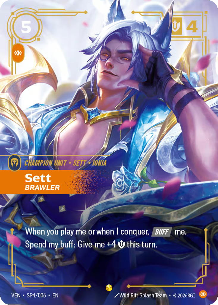Riftbound Riftbound Sett, Brawler [VEN SP4/006] Vendetta [Foil] (EN)