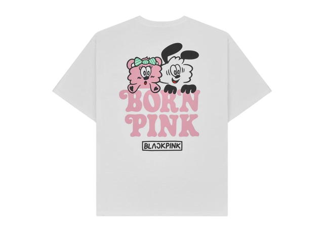 Verdy Verdy x Blackpink Double Mascot White Short Sleeve T-Shirt White - view 2