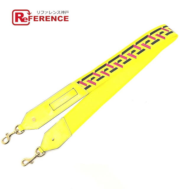 Versace VERSACE 1002526 greca signature  Shoulder strap yellow/GoldHardware Unused - view 1