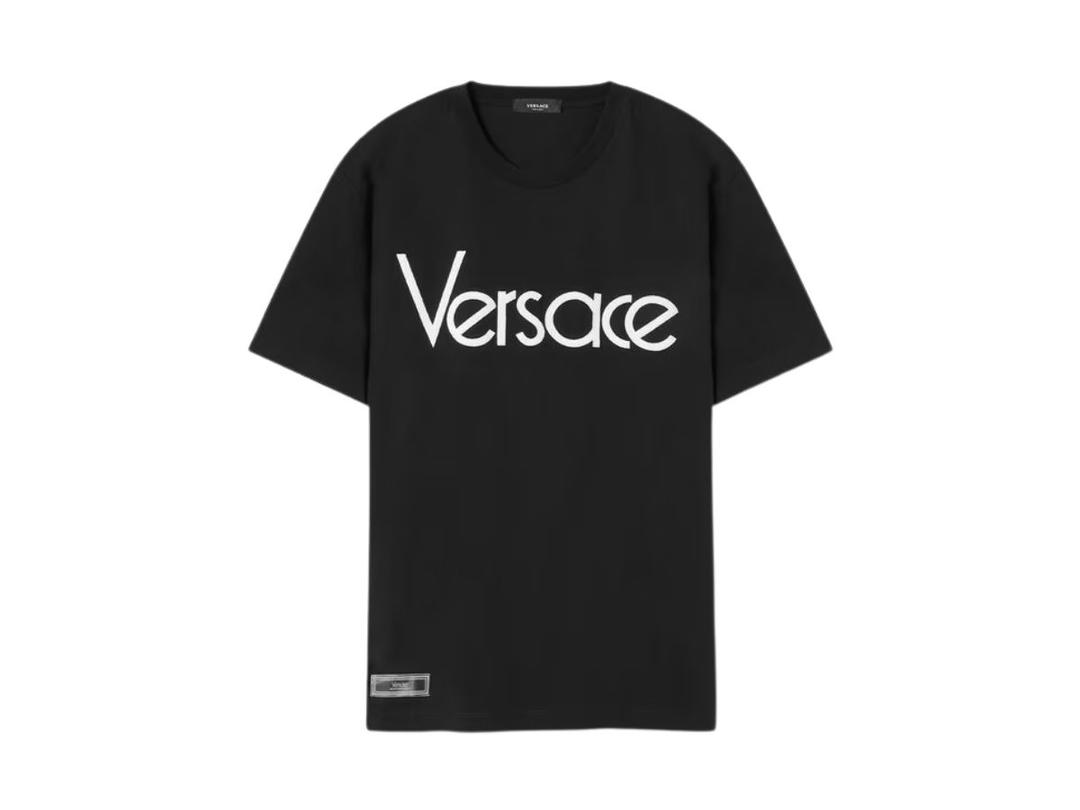 Versace Versace 1978 Re-Edition Logo T-Shirt Black
