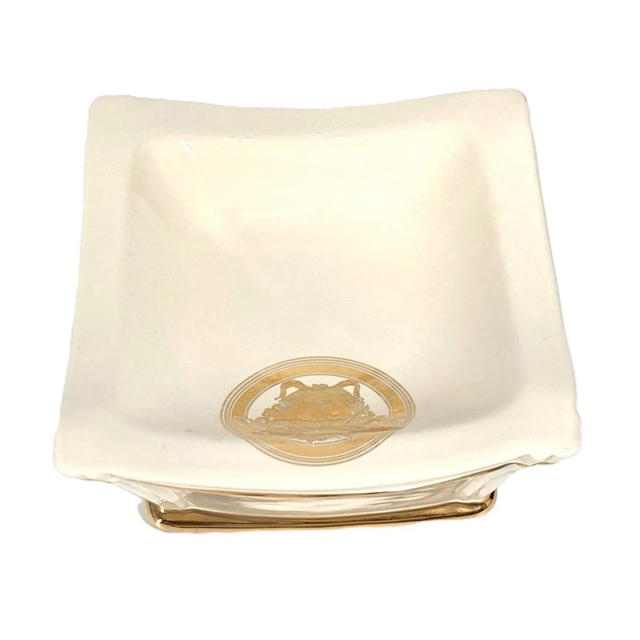 Versace VERSACE Ahura Ahura medusa logo Ashtray ashtray Pottery BeigeBased/Gold - view 2