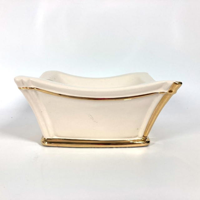 Versace VERSACE Ahura Ahura medusa logo Ashtray ashtray Pottery BeigeBased/Gold - view 5